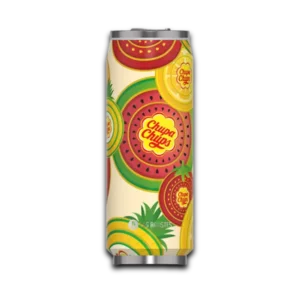 Isolierdose 500 ml in Chupa Chups Fruits Optik mit Trinkhalm