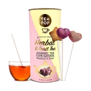 Tea-Pop Sticks Herbal & Fruit – 3 kristallisierte Mischungen aus Kräutern & Frucht im Set
