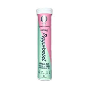 Tea Pop Minze – erfrischende Pfefferminze als kristallisierter Kräutertee, vegan & ohne Zuckerzusatz.