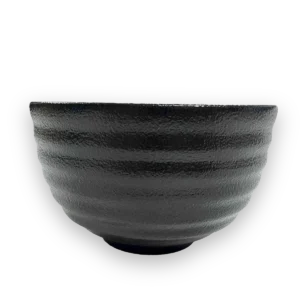 Zeremonielle Tee-Schale grau-schwarz