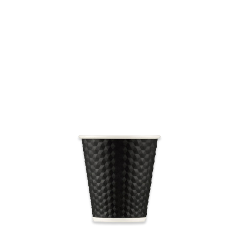 Tasse Bienenwabe 180 ml schwarz